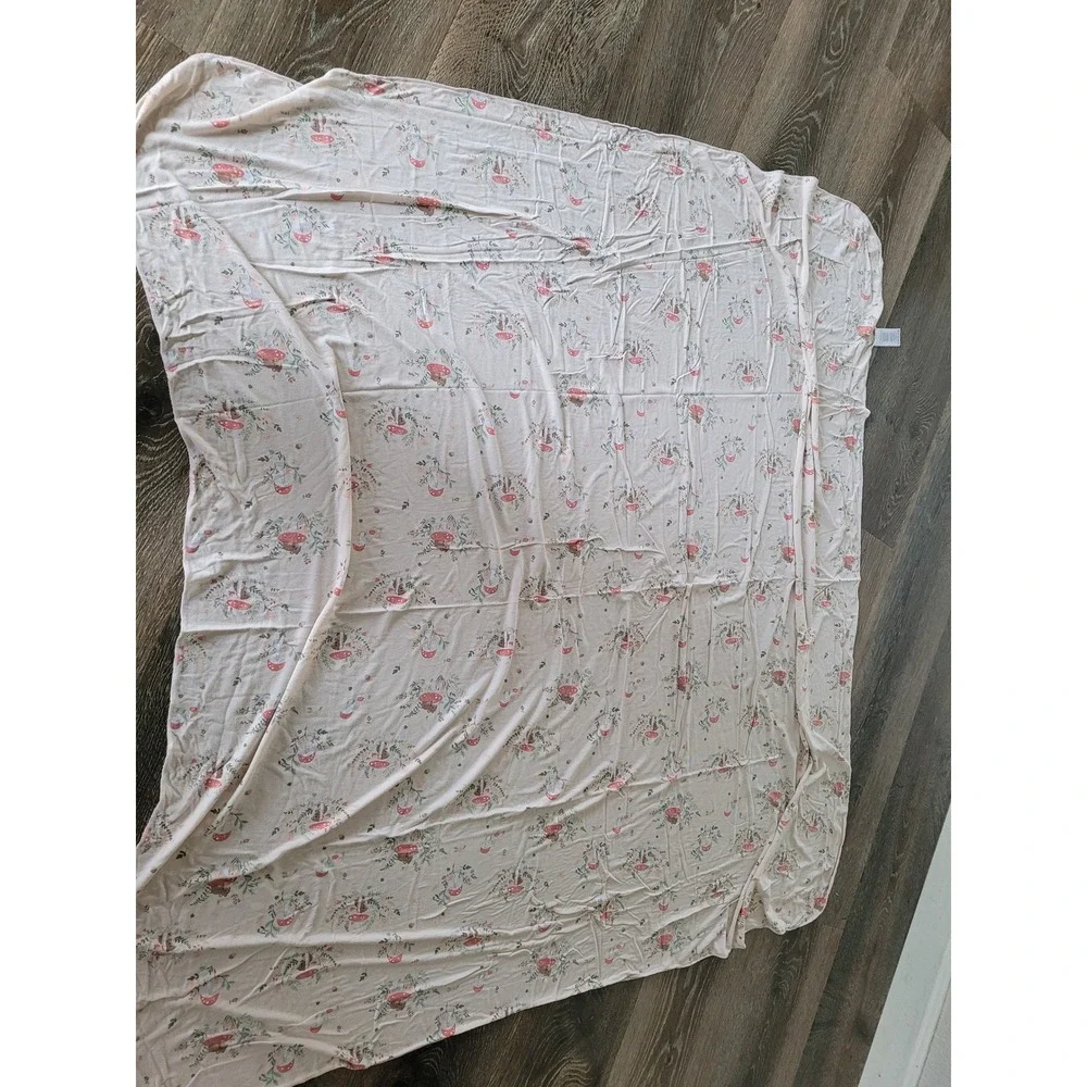 Angel Dear Bamboo Viscose Mouse Mushroom Woodland Swaddle Blanket 45x45 Cream #7